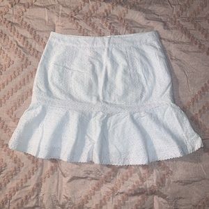 Vineyard Vines White Eyelet Skirt